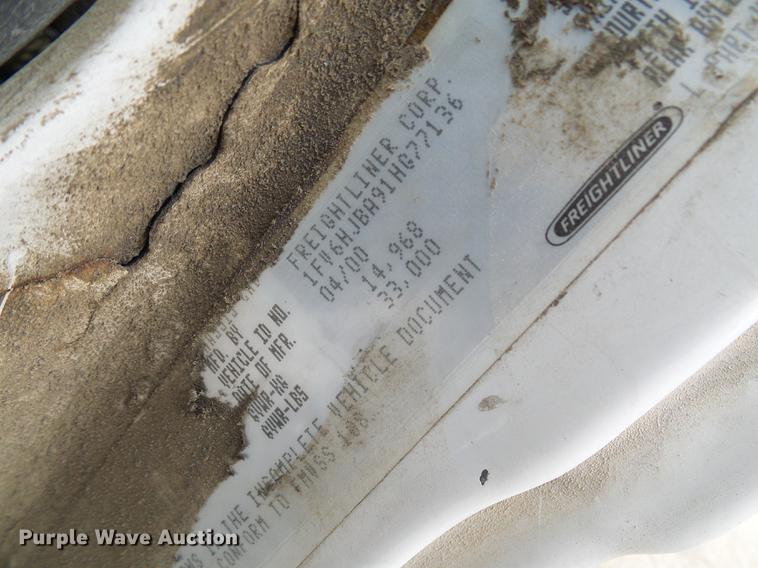 image for item DB2059 2001 Freightliner FL70 digger derrick truck