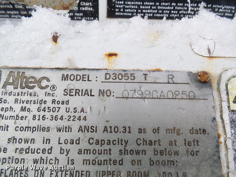 image for item DB2060 1994 Chevrolet Kodiak digger derrick truck