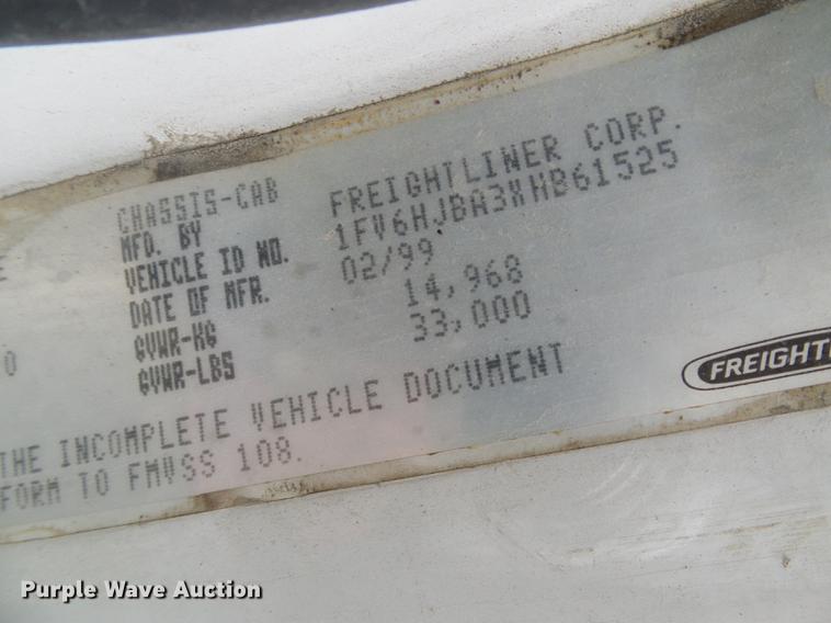 image for item DB2061 1999 Freightliner FL70 bucket truck