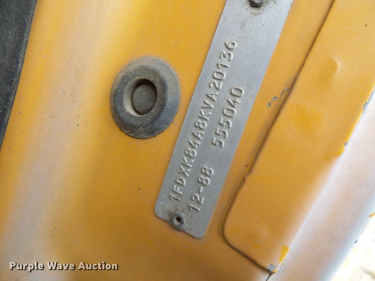 image for item DB2062 1989 Ford F800 digger derrick truck