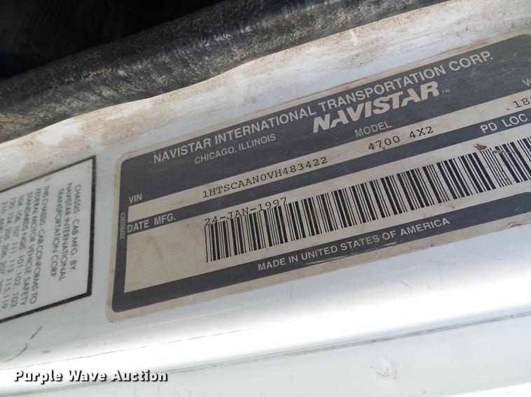 image for item DB2066 1997 International 4700 digger derrick truck