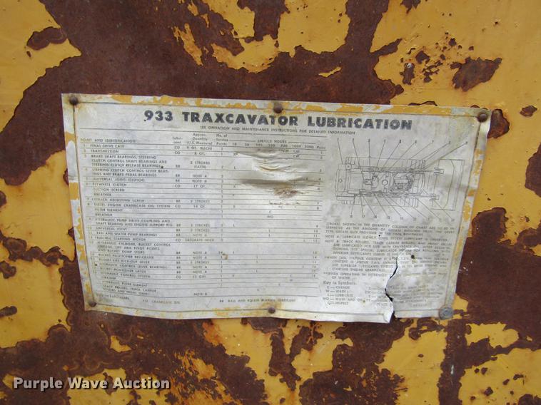 image for item DB4906 1963 Caterpillar 933F track loader