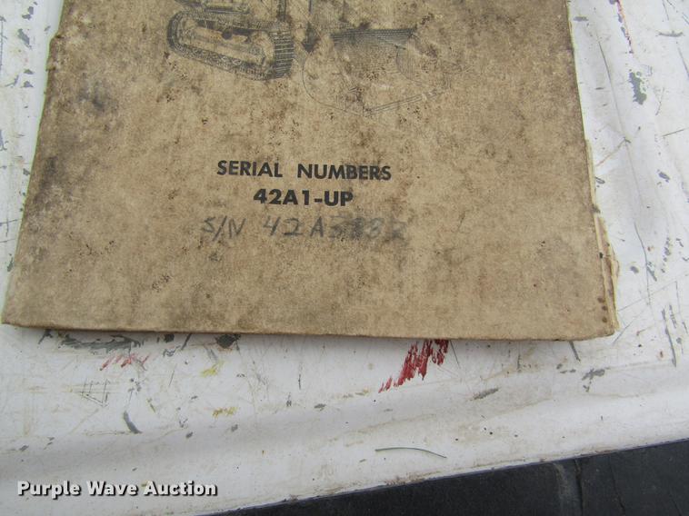 image for item DB4906 1963 Caterpillar 933F track loader