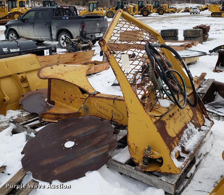 Skid steer turbo saw in Kansas City, MO Item DB9469 sold Purple Wave