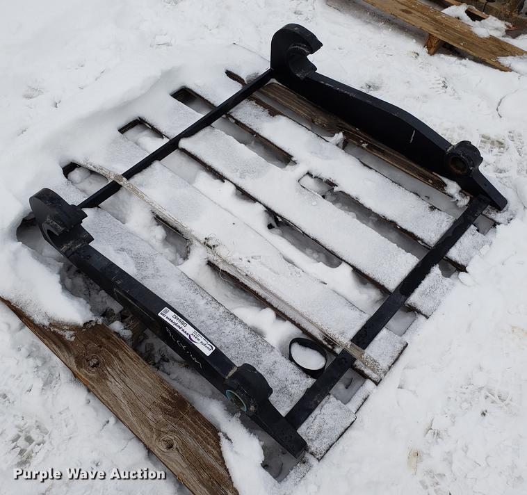 image for item DB9482 Wheel loader flat back integrated tool carrier hook