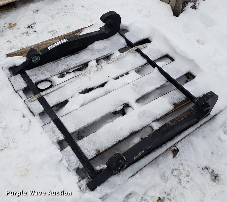 image for item DB9482 Wheel loader flat back integrated tool carrier hook