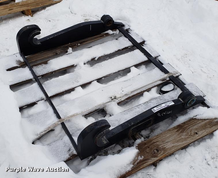 image for item DB9482 Wheel loader flat back integrated tool carrier hook