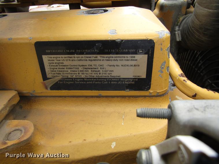 image for item DC0084 1999 John Deere 270LC excavator