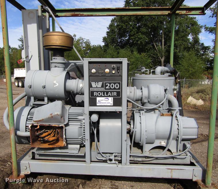 image for item DC0089 Worthington RollAir 200 air compressor