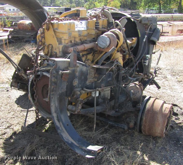 image for item DC0119 1995 Caterpillar 3406 six cylinder diesel engine