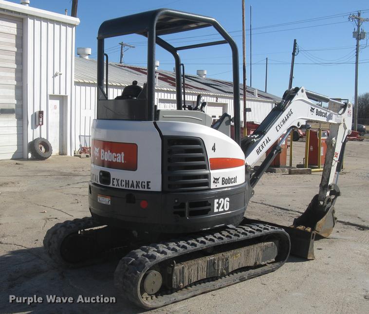 image for item DC1328 2016 Bobcat E26 mini excavator