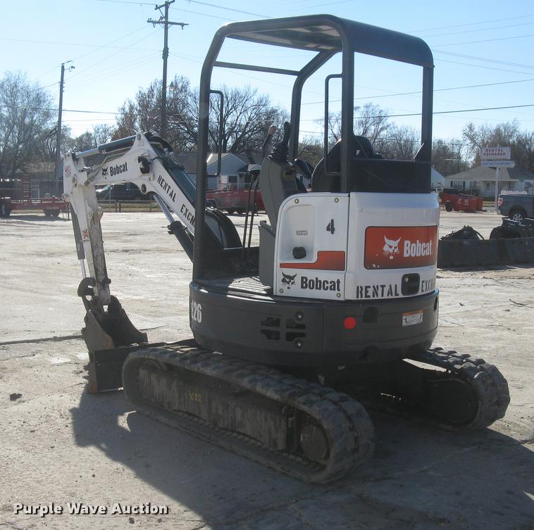image for item DC1328 2016 Bobcat E26 mini excavator