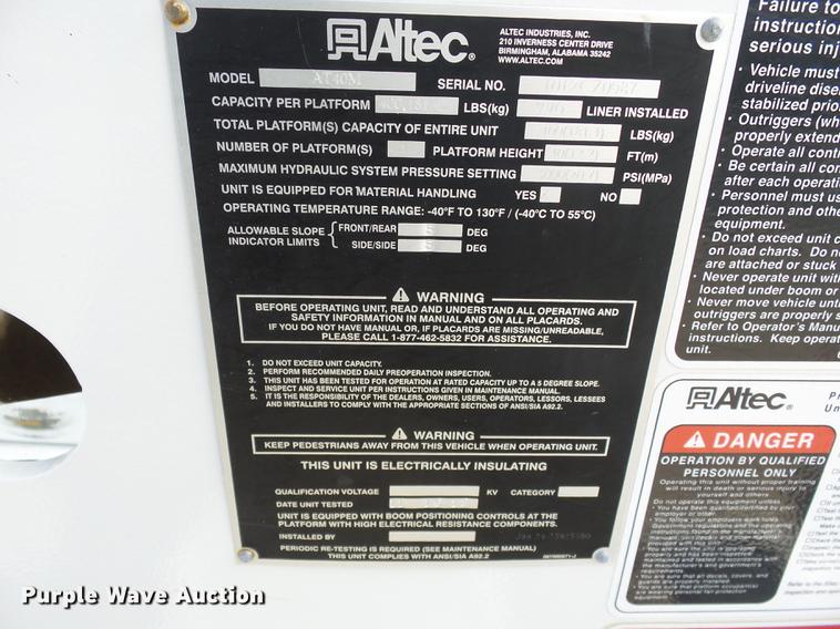 image for item DD2435 2012 Ford F550 bucket truck