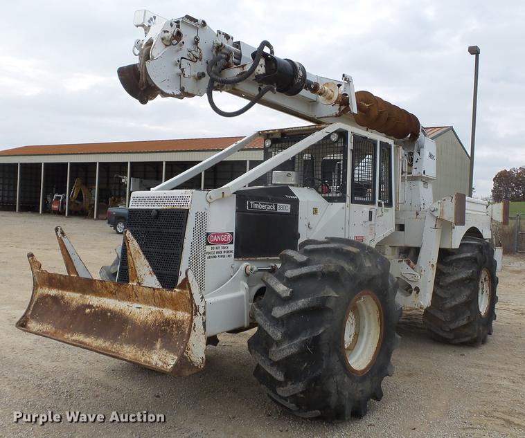 image for item DD2451 1992 Timberjack 380C skidder with digger derrick