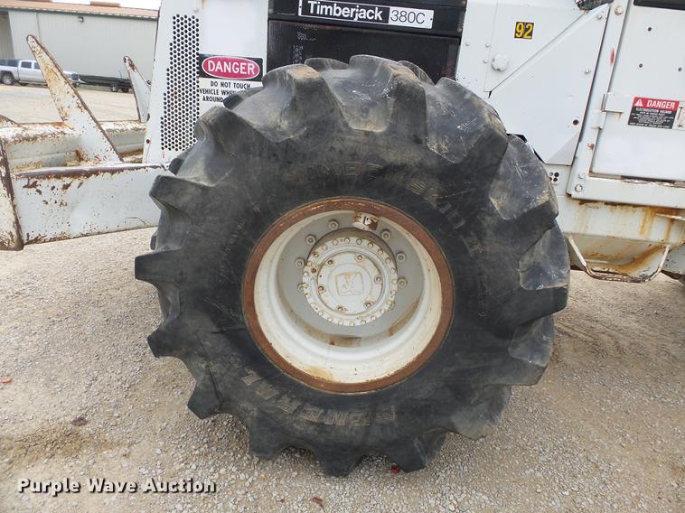 image for item DD2451 1992 Timberjack 380C skidder with digger derrick