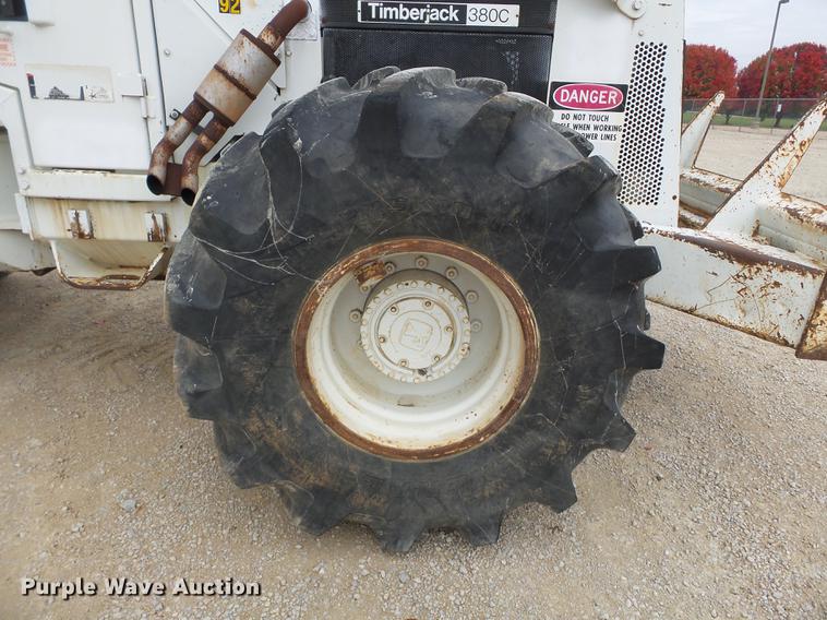 image for item DD2451 1992 Timberjack 380C skidder with digger derrick