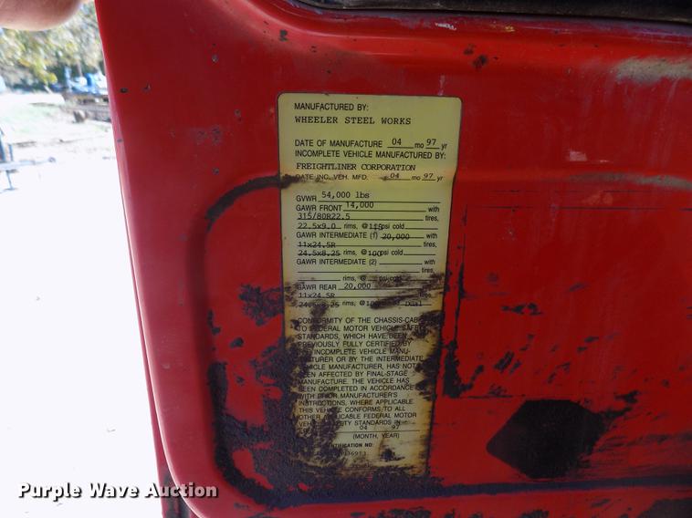 image for item DD5347 1998 Freightliner FL80 dump truck