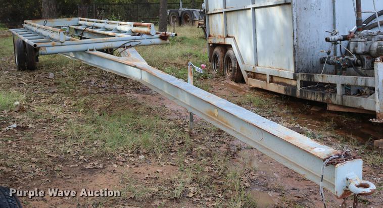 image for item DD5351 Shop built tank moving trailer