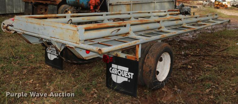 image for item DD5351 Shop built tank moving trailer