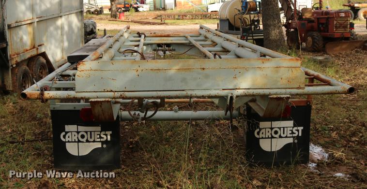 image for item DD5351 Shop built tank moving trailer