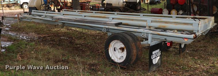 image for item DD5351 Shop built tank moving trailer