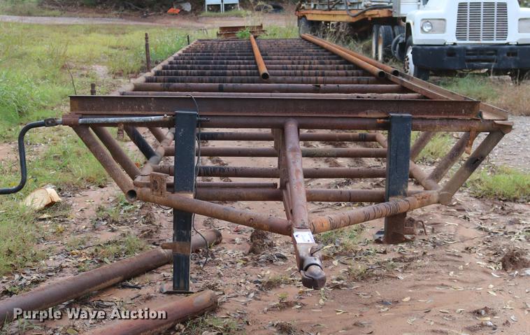 image for item DD5380 Shop built flatbed trailer