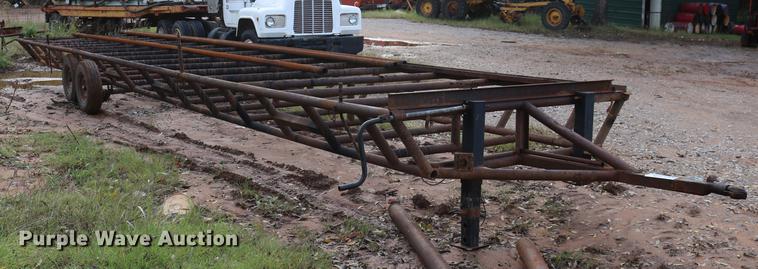 image for item DD5380 Shop built flatbed trailer