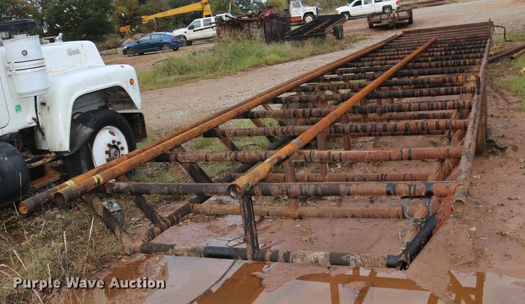 image for item DD5380 Shop built flatbed trailer