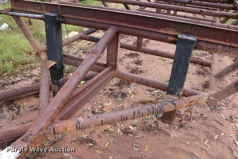 image for item DD5380 Shop built flatbed trailer