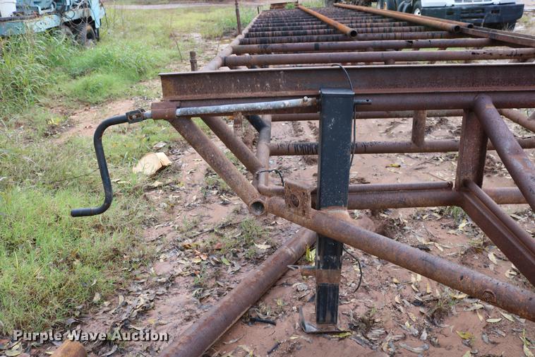 image for item DD5380 Shop built flatbed trailer