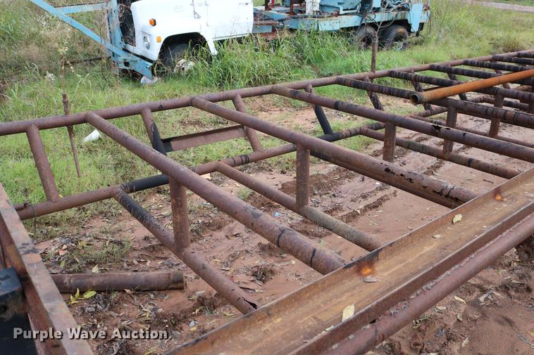 image for item DD5380 Shop built flatbed trailer