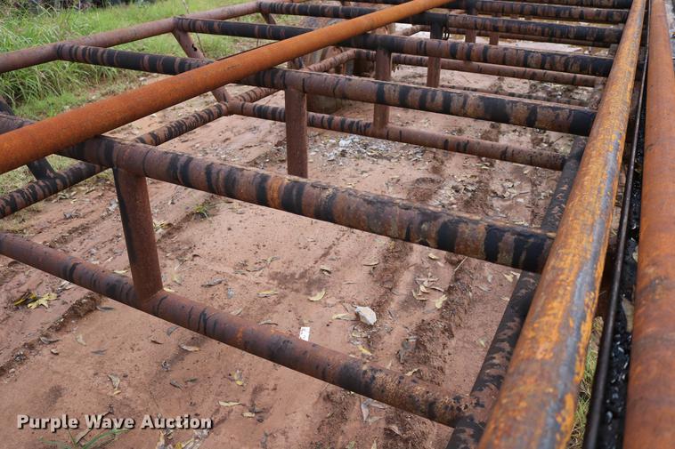 image for item DD5380 Shop built flatbed trailer