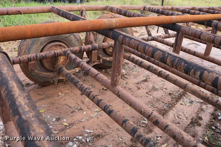 image for item DD5380 Shop built flatbed trailer