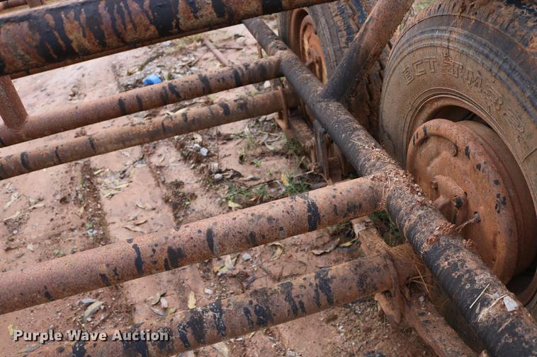 image for item DD5380 Shop built flatbed trailer