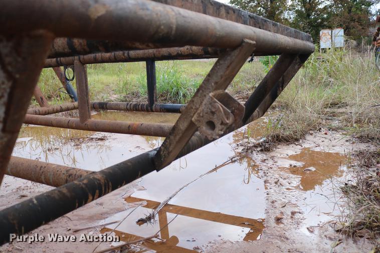 image for item DD5380 Shop built flatbed trailer