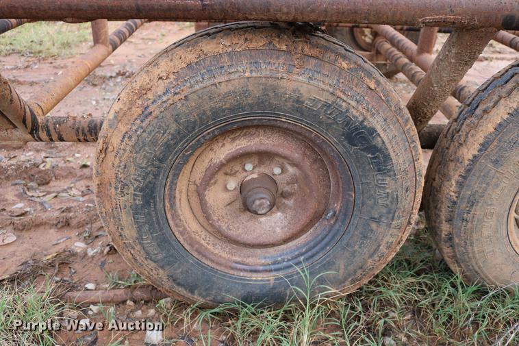 image for item DD5380 Shop built flatbed trailer