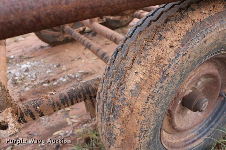 image for item DD5380 Shop built flatbed trailer