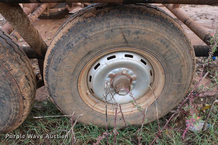 image for item DD5380 Shop built flatbed trailer