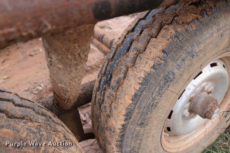 image for item DD5380 Shop built flatbed trailer