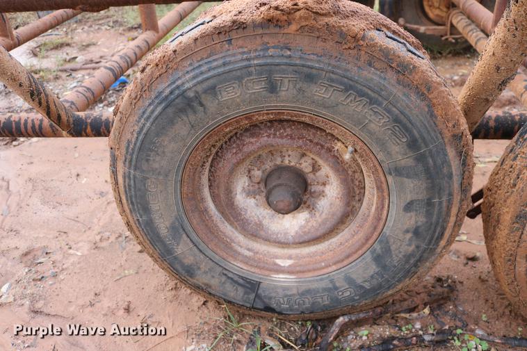 image for item DD5380 Shop built flatbed trailer