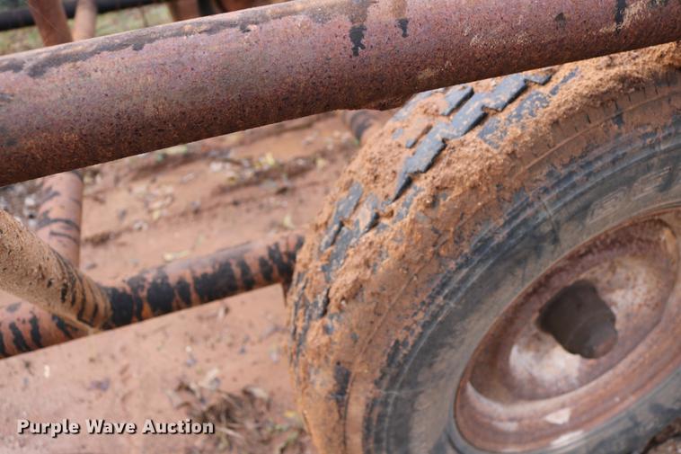 image for item DD5380 Shop built flatbed trailer