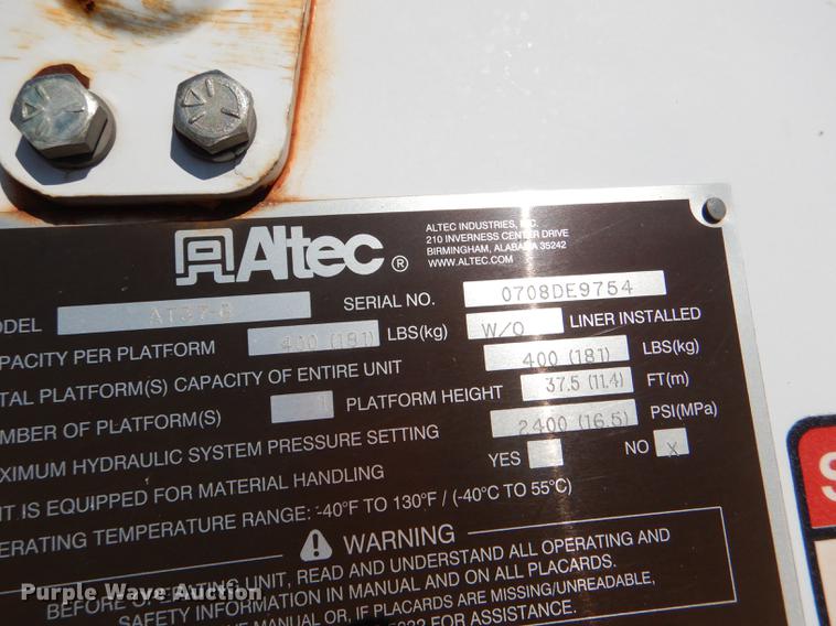 image for item DD8934 2008 Ford F550 Super Duty XL bucket truck