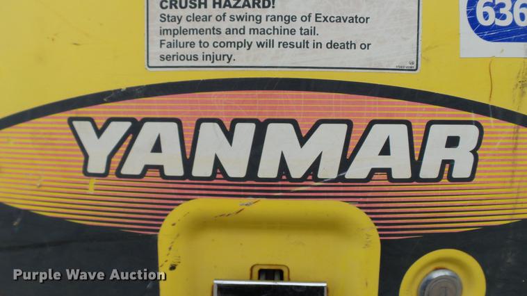image for item DE4944 2011 Yanmar VI035-5B mini excavator