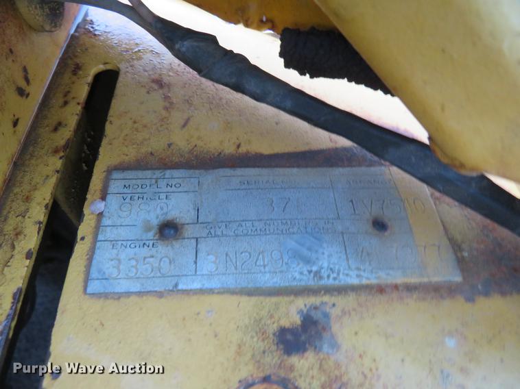 image for item DE6536 1974 Caterpillar 980B wheel loader