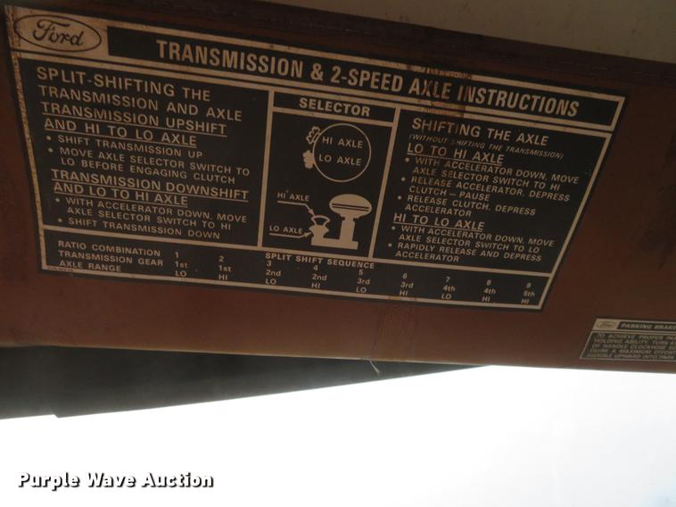 image for item DE6538 1980 Ford dump truck