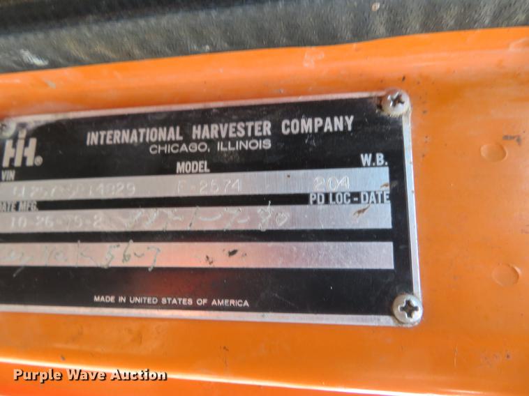 image for item DE6539 1980 International F2574 water truck