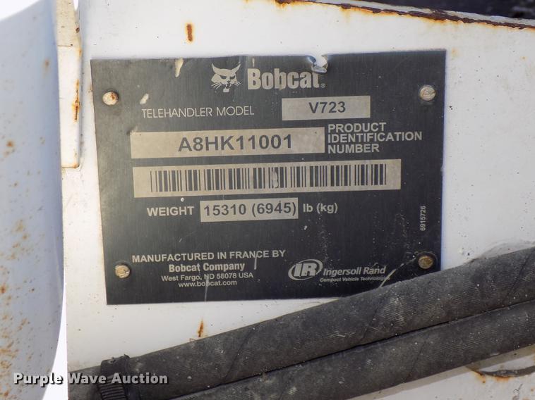 image for item DE7540 2010 Bobcat V723 telehandler