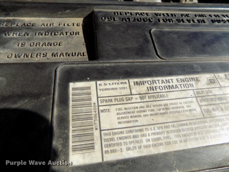 image for item DE7548 2000 Chevrolet C3500 bucket truck