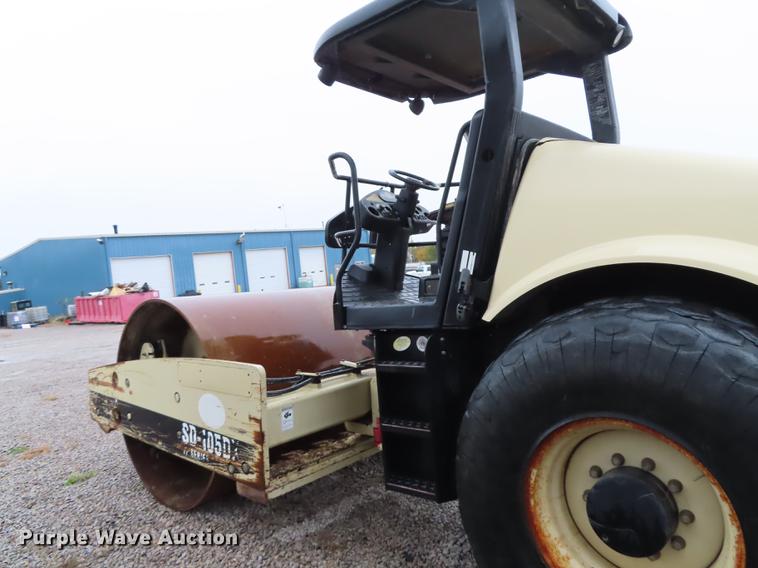 image for item DF1274 Ingersoll Rand SD105DX single drum roller