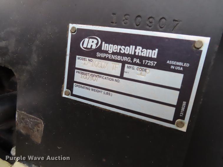 image for item DF1274 Ingersoll Rand SD105DX single drum roller